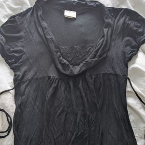 Y2K layered lace top